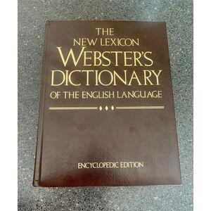 1988 Edition The New Lexaicon Webster's dictionary